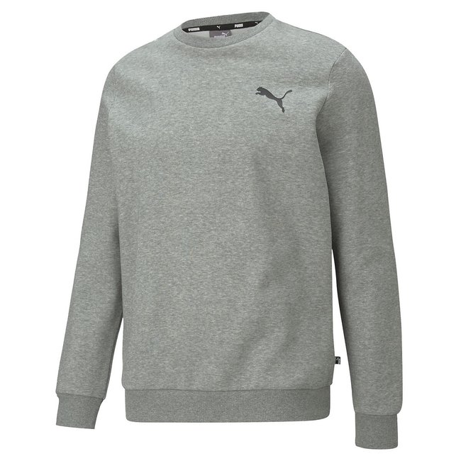 Felpa girocollo piccolo logo essentiel grigio chiné PUMA