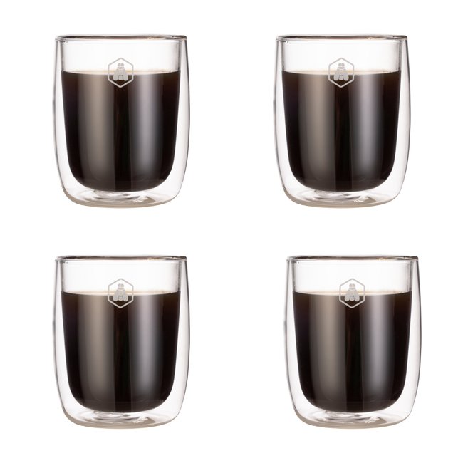 4 tasses à espresso double paroi - 100ml - LAGUIOLE CUISSON