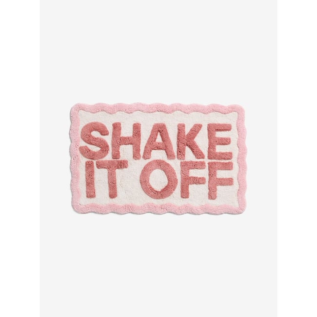 Tapis de bain shake it off rose <span itemprop=