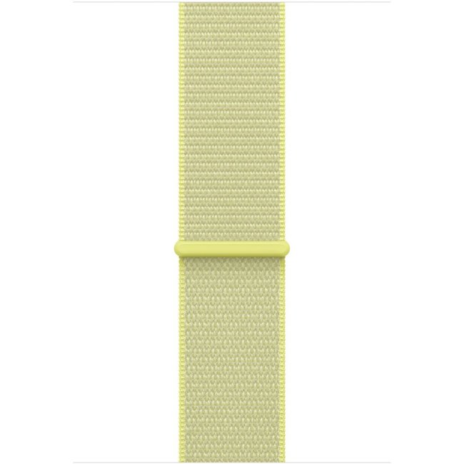 Bracelet 46 mm Boucle Sport jaune fluo jaune <span itemprop=