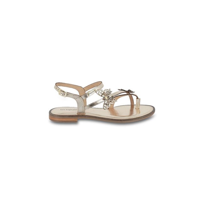 Leren teensandalen Hesperi <span itemprop=