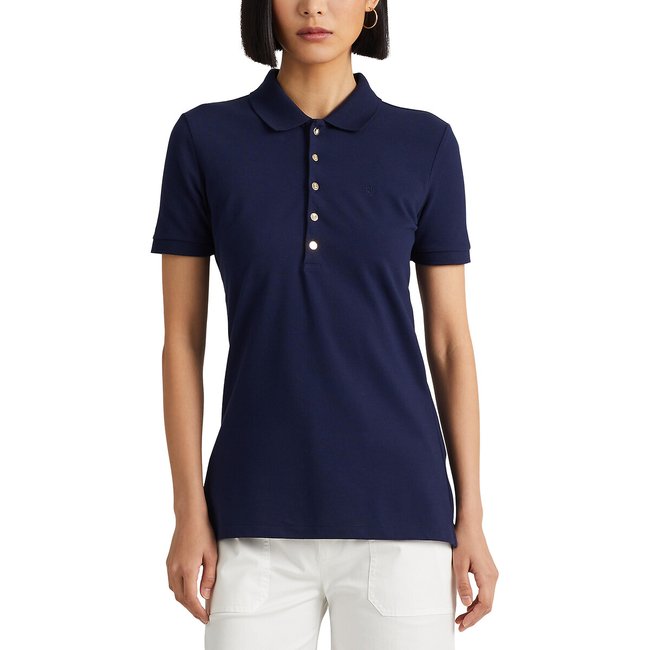 Poloshirt mit kurzen Ärmeln marine <span itemprop=