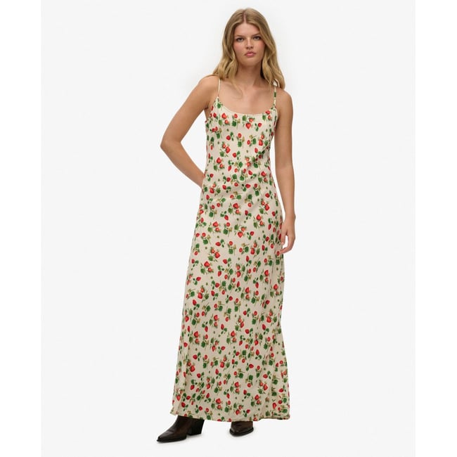 Robe nuisette longue asymétrique - SUPERDRY