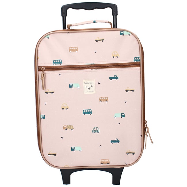 Valise beige, bleu, marron <span itemprop=