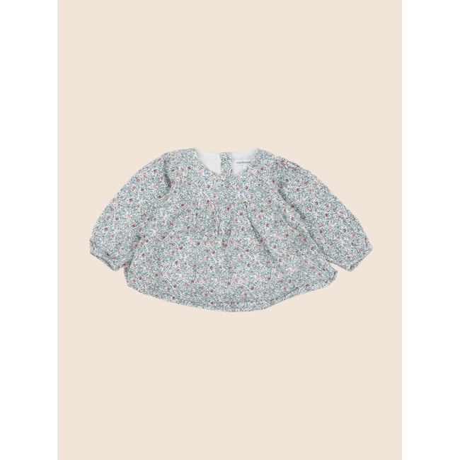 Blouse - Très bon état vert <span itemprop=