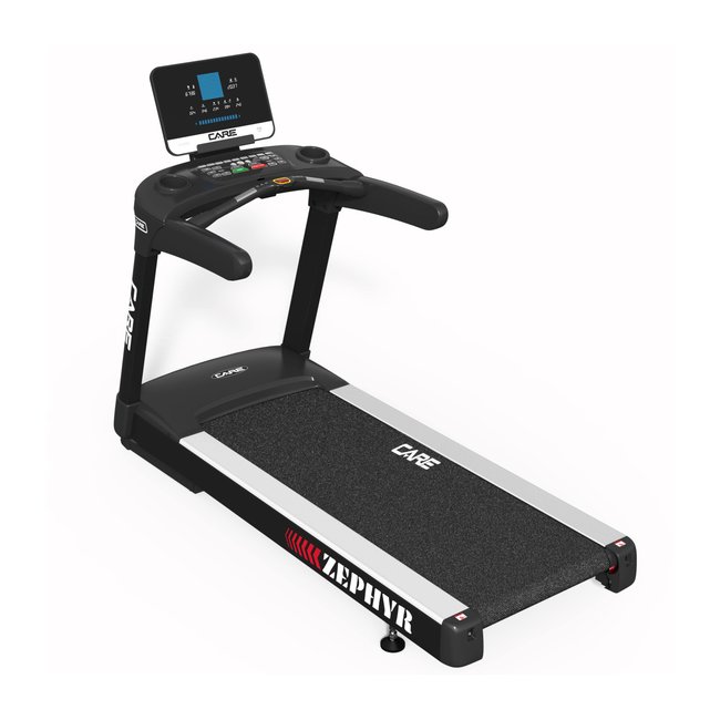 Tapis de course professionnel - 24km/h - CARE - ZEPHYR noir <span itemprop=