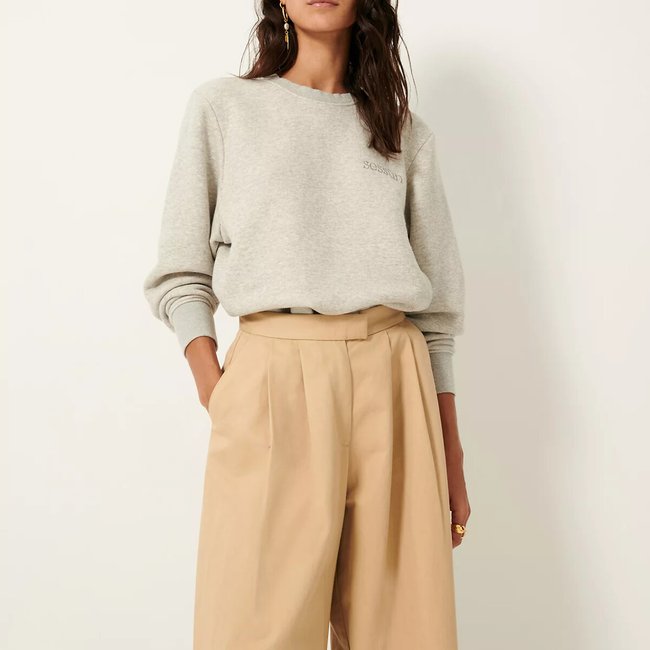 Sweat col rond, CHILL gris <span itemprop=
