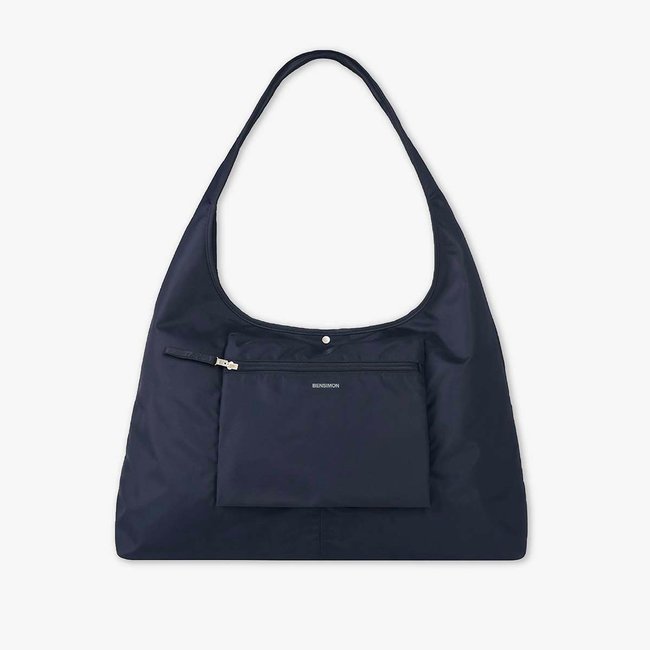 Sac cabas matelassé avec pochette zippée et anses longues NIBELLOU - BENSIMON