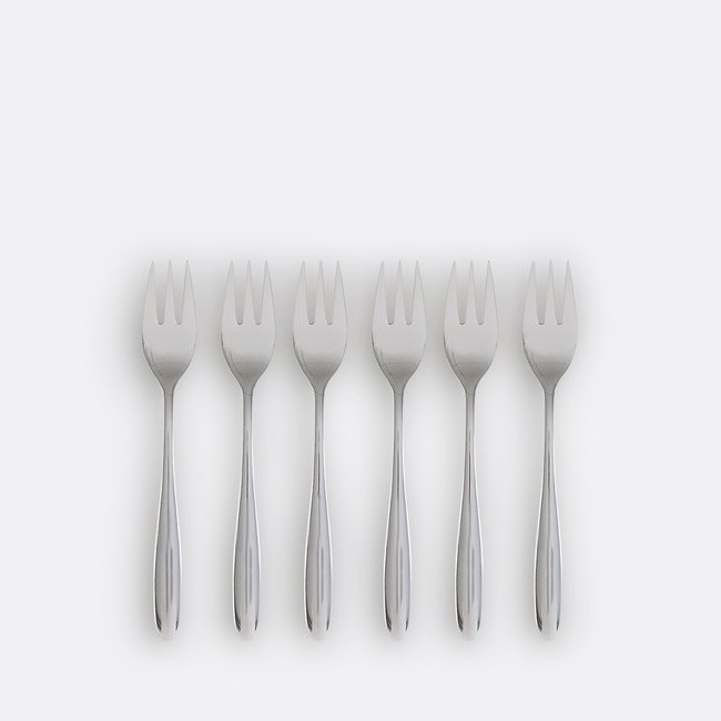 Set 6 forchette dolce, inox Ebano inossidabili LA REDOUTE INTERIEURS