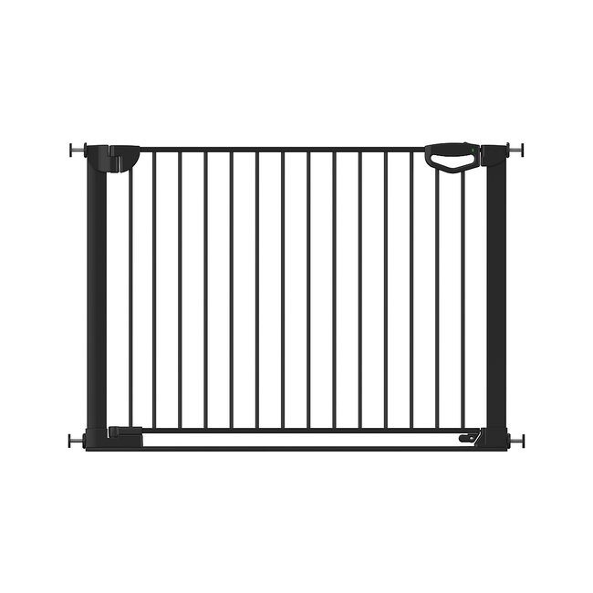 Barrière sécurité Easylock Flatstep 111 cm - 118 cm - Noir - GEUTHER