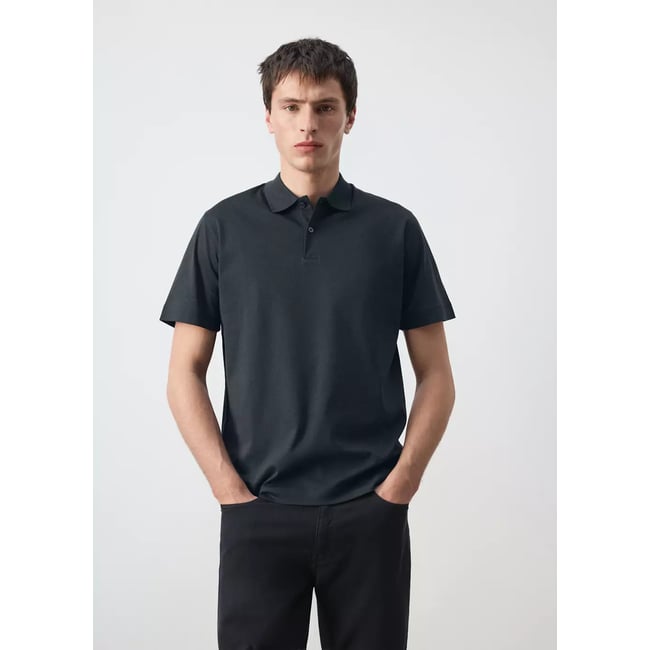 Polo maille fine 100 % coton - MANGO MAN