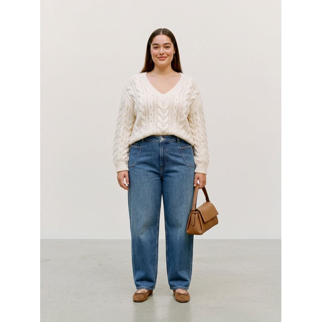 Jean Baggy Fit medium blue denim 1 <span itemprop=