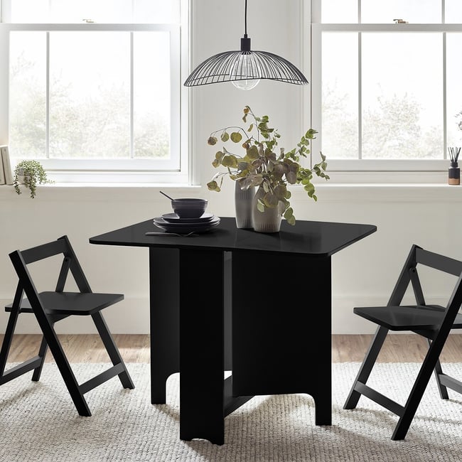 Gideon Gateleg Dining Table and Chairs Set (Seats 2) - SO'HOME