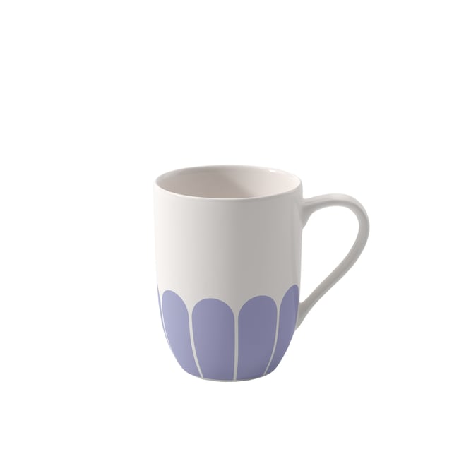 Mug Avec Anse FLEUR Couleur bleu <span itemprop=