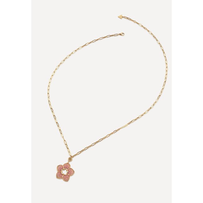 Collier Shining Winter rose <span itemprop=