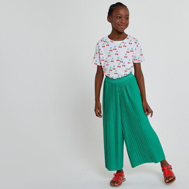 Pantaloni larghi plissettati verde LA REDOUTE COLLECTIONS
