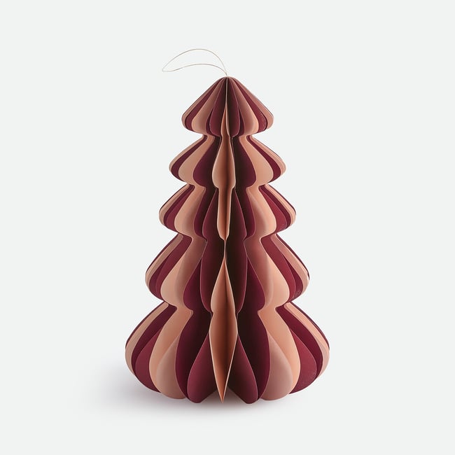 Sapin pliable bicolore, hauteur 38 cm, CASPAR Couleur multicolore <span itemprop=