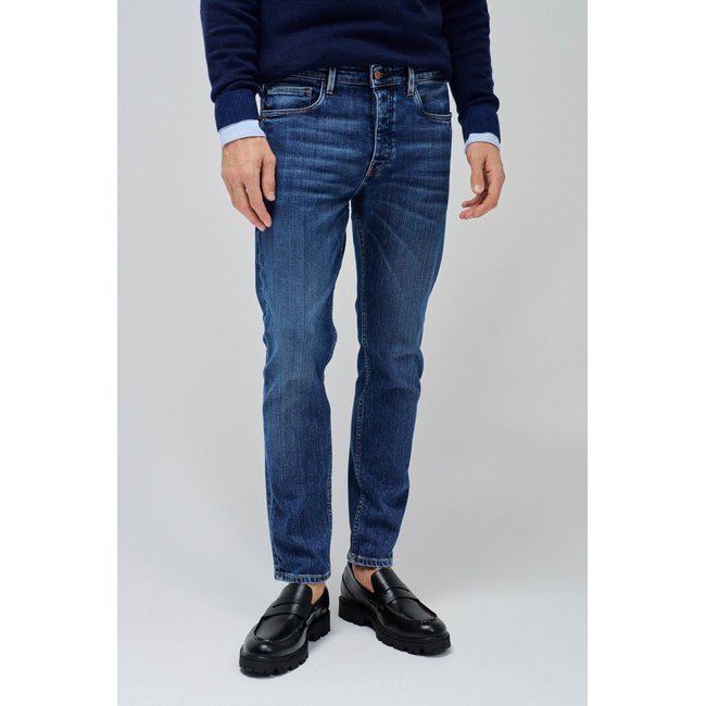 JEAN SLIM FIT bleu denim <span itemprop=
