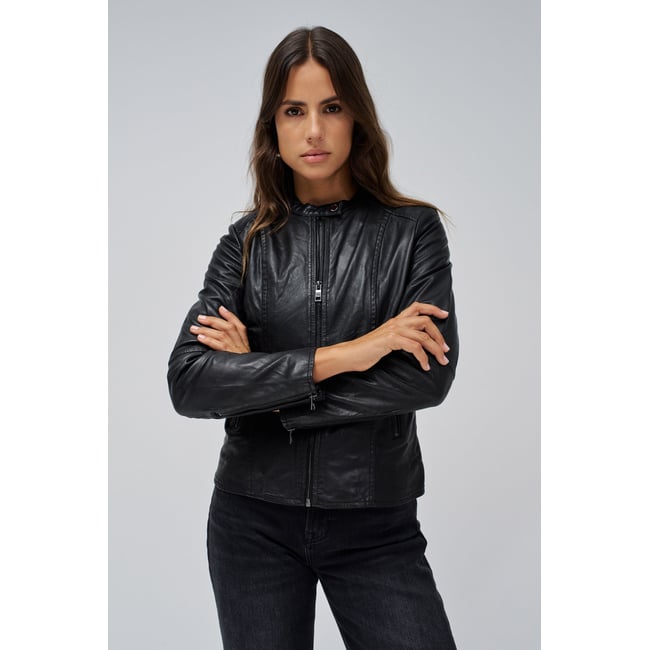 VESTE EN CUIR - SALSA JEANS