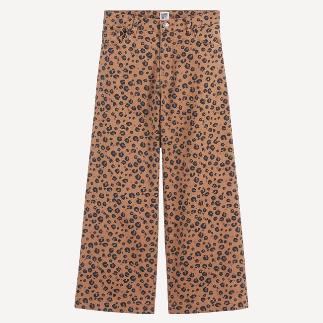 Jeans a gamba larga con stampa leopardata fantasia leopardata LA REDOUTE COLLECTIONS