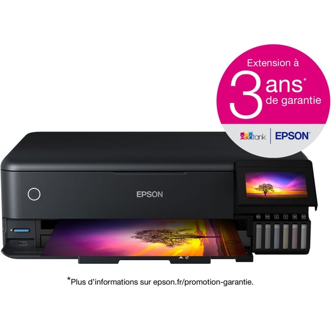 Imprimante jet d'encre EcoTank ET-8550 noir <span itemprop=