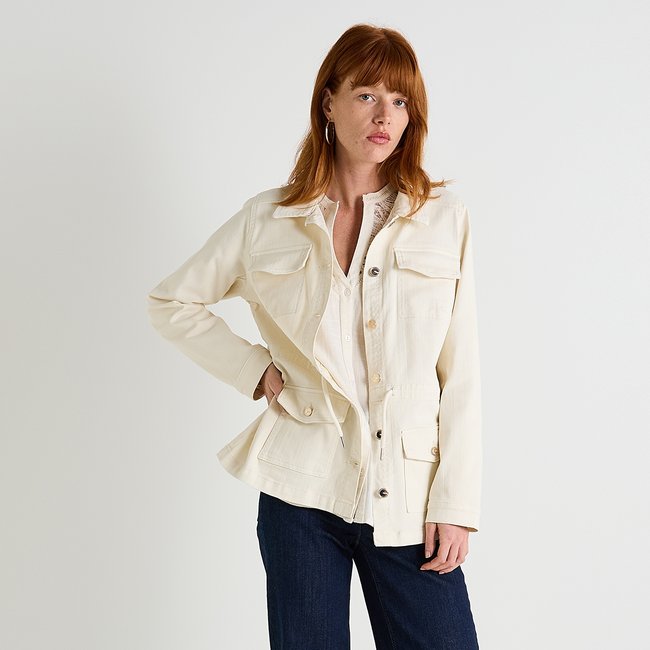 Veste saharienne denim - GRAIN DE MALICE