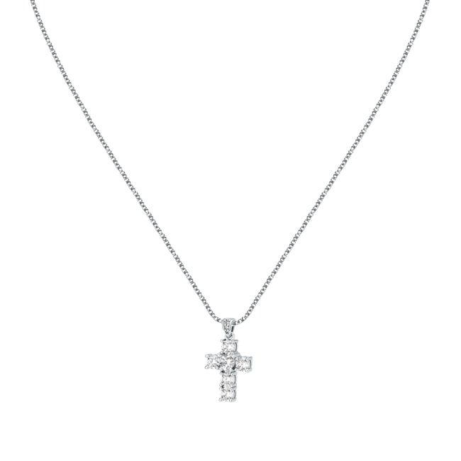 Collier CRISTALLI acier inoxydable <span itemprop=