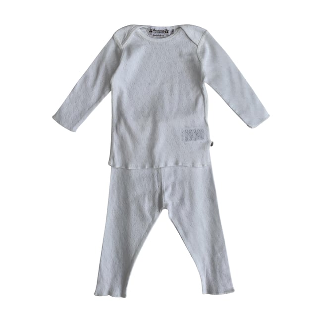 Ensemble bébé - Très bon état blanc <span itemprop=