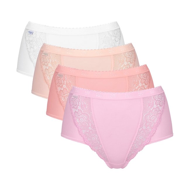 Lot de 3+1 gratuit - Culottes SLOGGI CHIC MAXI - SLOGGI