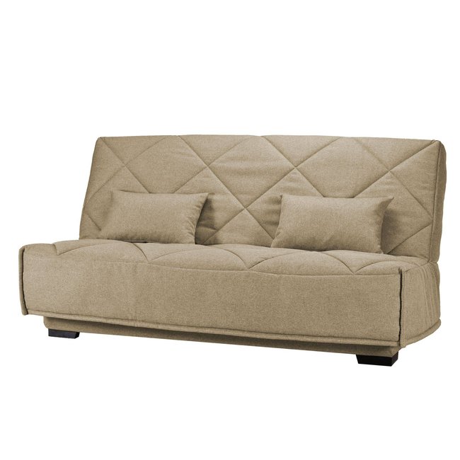Canapé clic-clac tissu matelas Bultex 15 cm - GINA - CAMIF