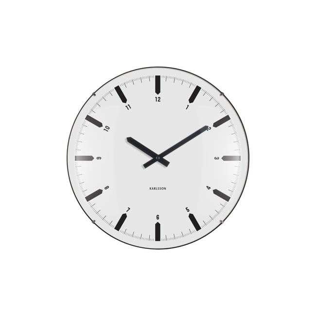 Horloge Murale Plastique REALISTA DOME - KARLSSON