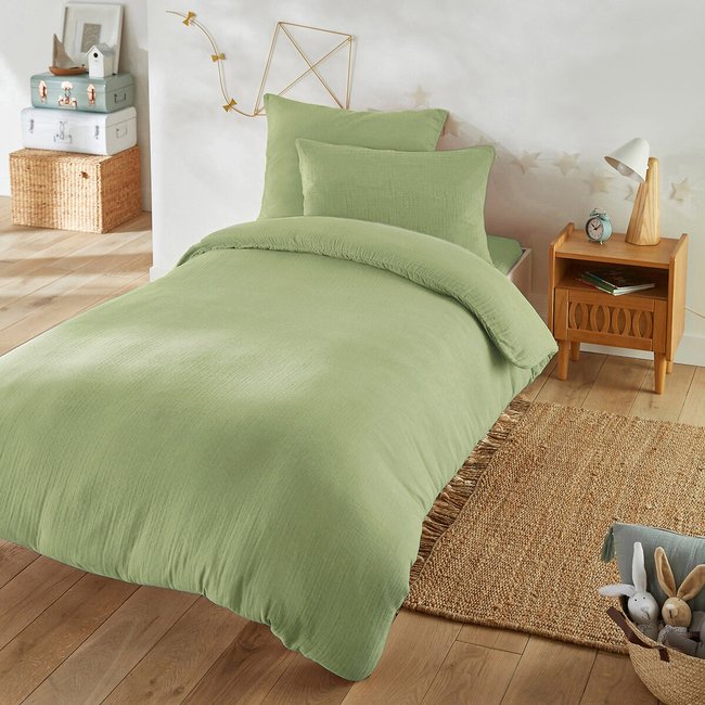 Housse de couette enfant unie gaze de coton, Kumla - LA REDOUTE INTERIEURS