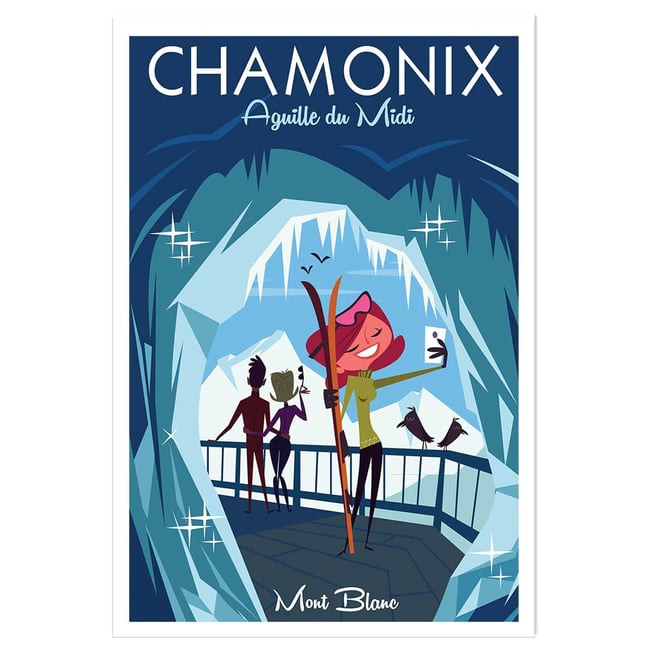 Affiche l'Aiguille du Midi - HEXOA