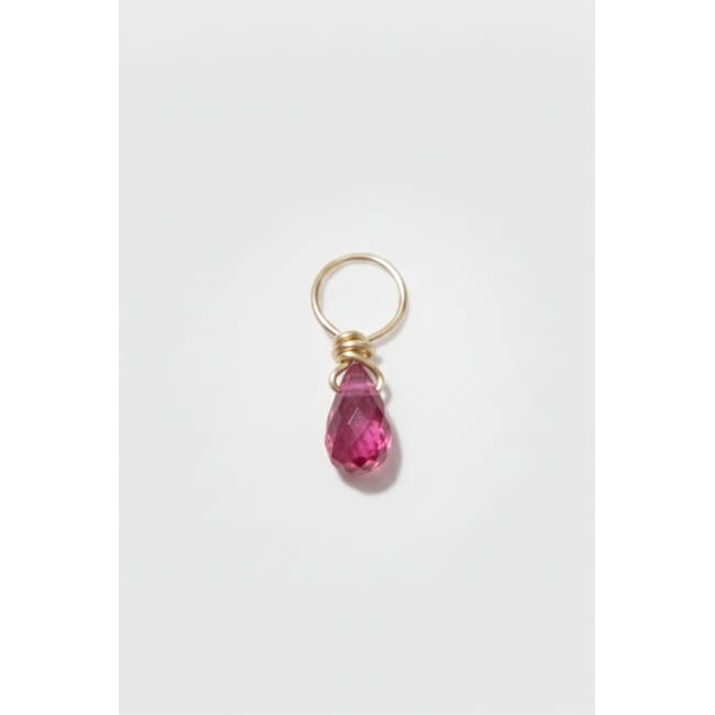 Pendentif Mia - Or 750‰ - Saphir rose foncé - YAY PARIS