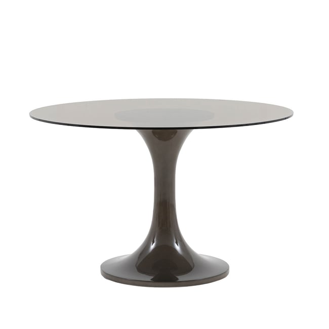 Timothy Glass & Concrete Dining Table, brown              , ÉDITÉ