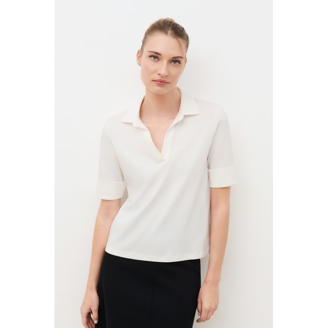 Tshirt coupe droite col chemise TMURCIA - CAROLL