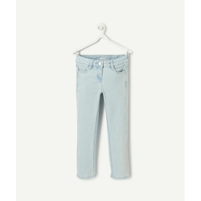 Jean slim bleu denim <span itemprop=