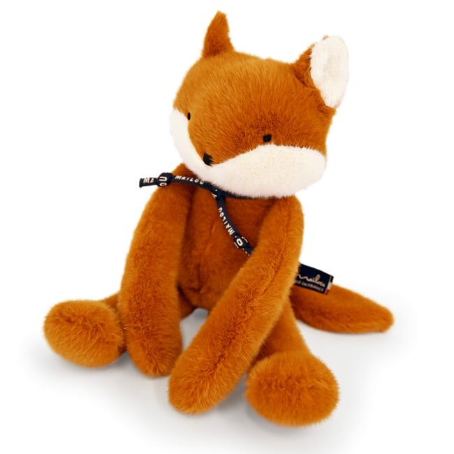Peluche Renard MELOE 37 cm fauve <span itemprop=