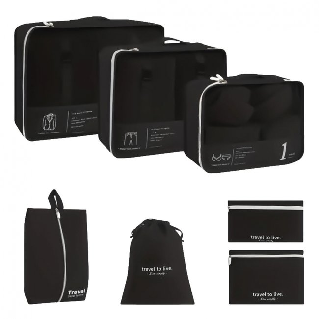 Organisateur de voyage 7 pièces - VIVEZEN