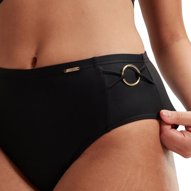 Slip per bikini a vita alta da piscina nero SPEEDO