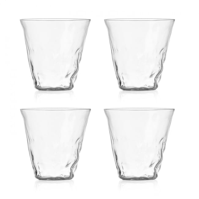 Verre transparent set de 4 Sources Couleur transparent <span itemprop=