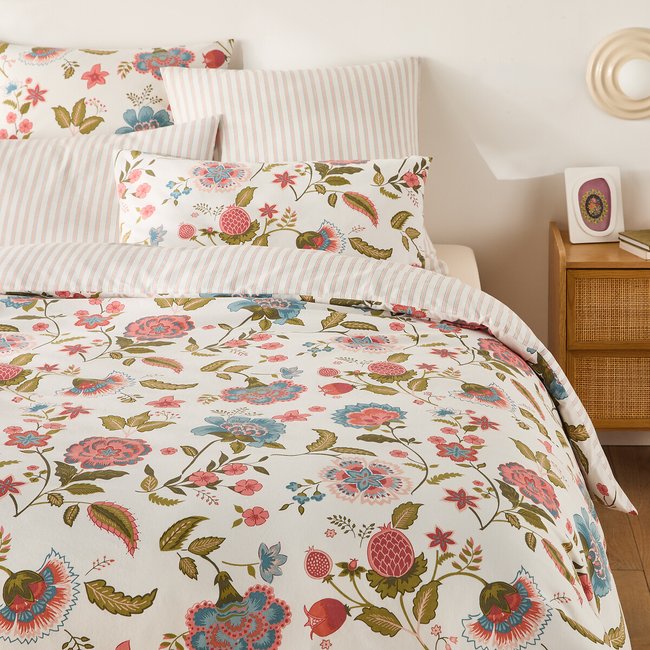 Funda nórdica de algodón lavado, Shirley estampado india <span itemprop=