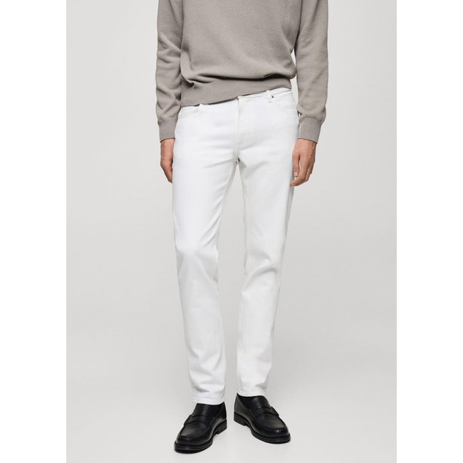 Jean Jan slim fit blanc blanc <span itemprop=