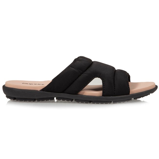 Mules bandeau noir <span itemprop=
