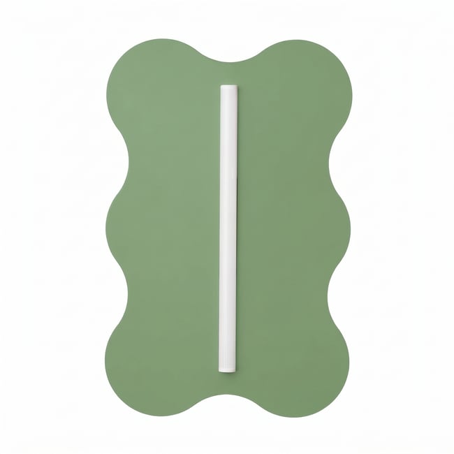 Applique murale Acier Sauge S14d 1 Klover Couleur sauge <span itemprop=
