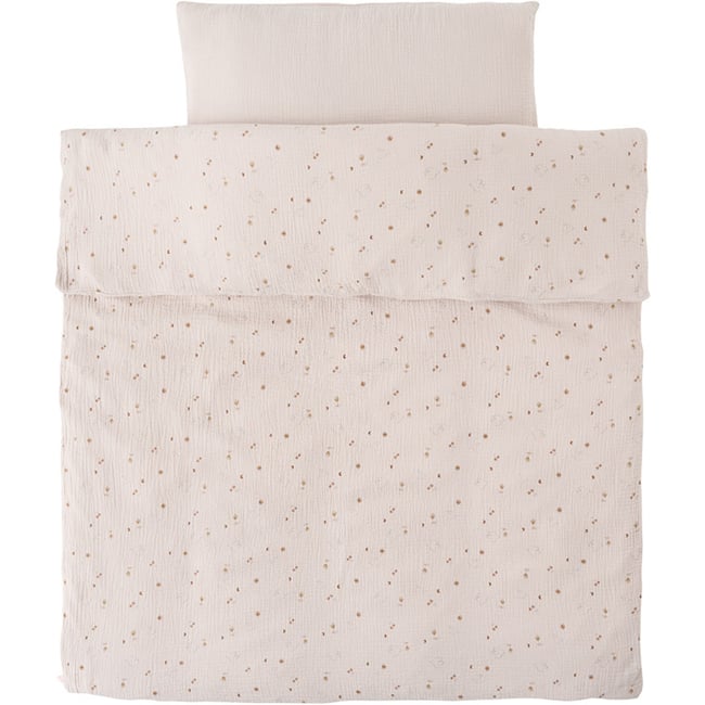 Housse couette beige, marron <span itemprop=