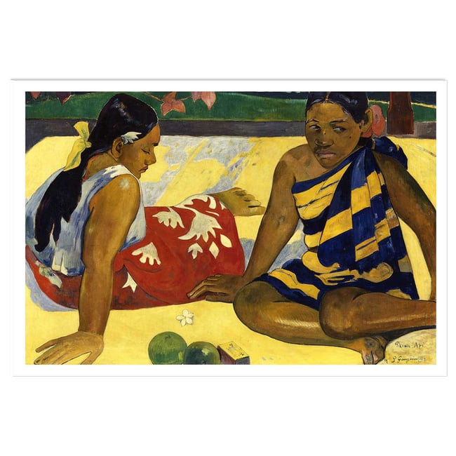 Poster Les nouvelles du jour - Parau api par Paul Gauguin - HEXOA