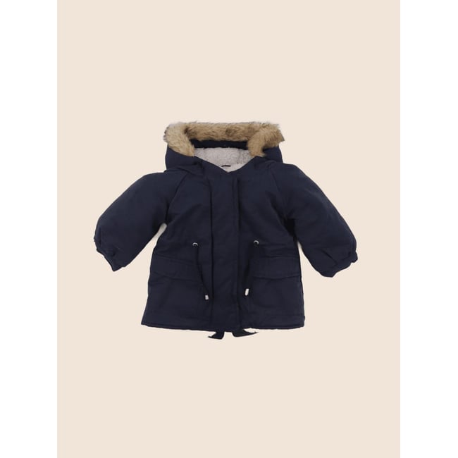 Manteau - Très bon état bleu <span itemprop=