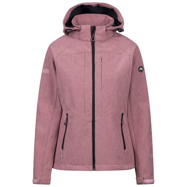 Veste softshell chinée à capuche FRYATT - TRESPASS