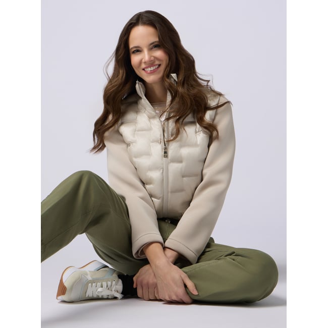 Pantalon chino verde militare <span itemprop=